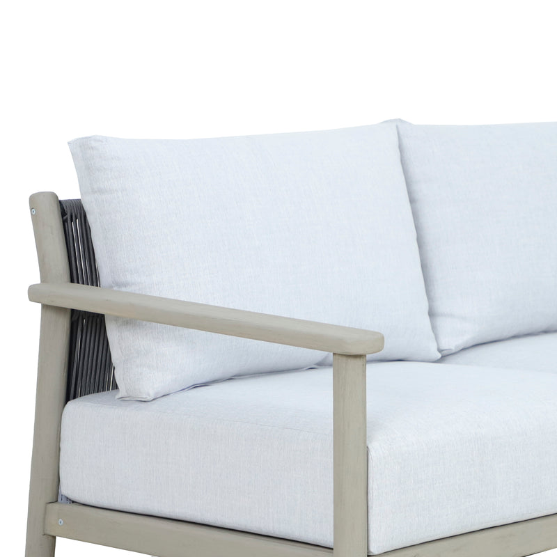 Cargue la imagen en el visor de la galería, Set doble Albi de madera color natural - HUC40852-DOB