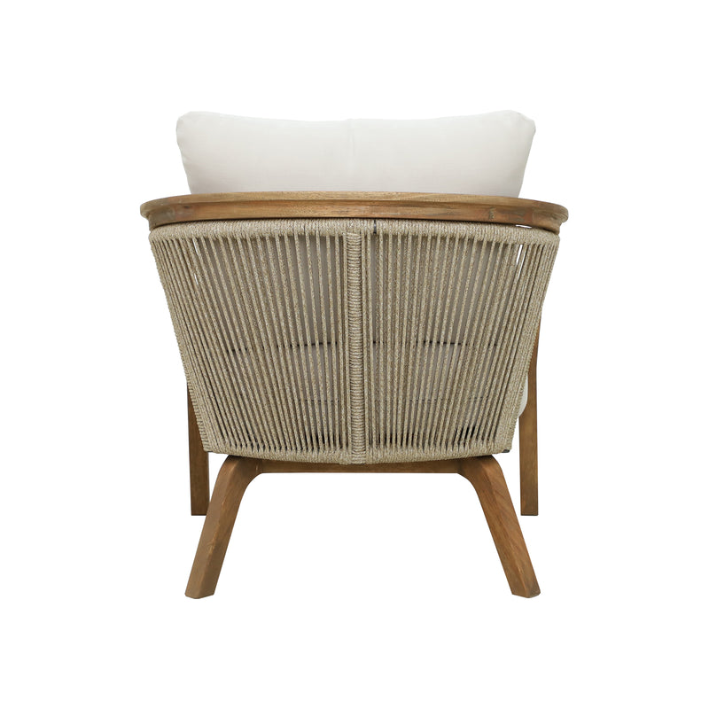 Cargue la imagen en el visor de la galería, Set Doble de madera Sunday para interior y exterior color natural - HUC39966-DOB