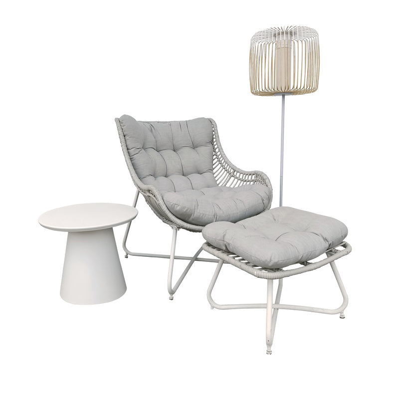 Cargue la imagen en el visor de la galería, Set Individual Confort Cabo + Noga blanco + Lámpara MEJ8858