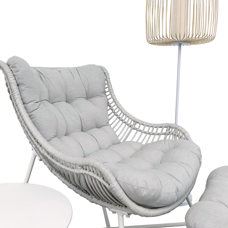 Cargue la imagen en el visor de la galería, Set Individual Confort Cabo + Noga blanco + Lámpara MEJ8858