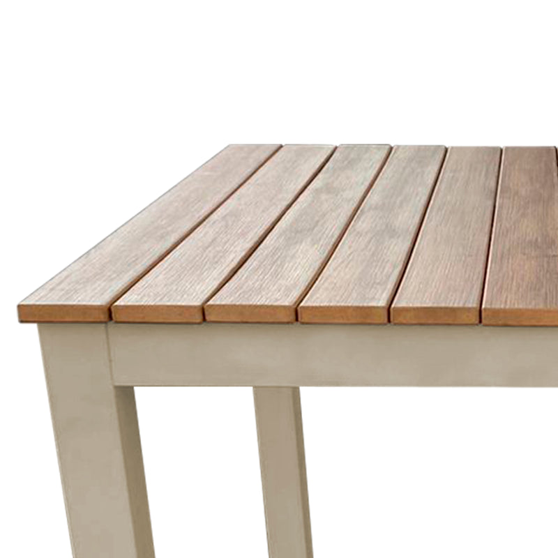 Cargue la imagen en el visor de la galería, Mesa de Comedor 80X80 de Aluminio Color Color Champagne SHAKED- 22057