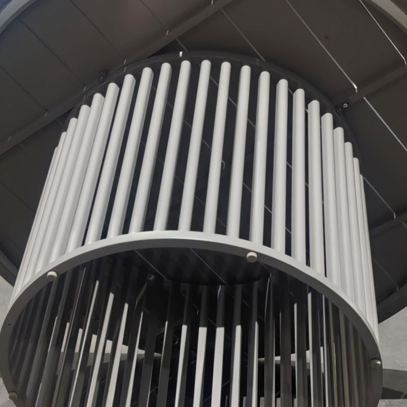 Cargue la imagen en el visor de la galería, Mesa de Comedor redonda Shangrila 1.53M color gris - GL3AQ59315