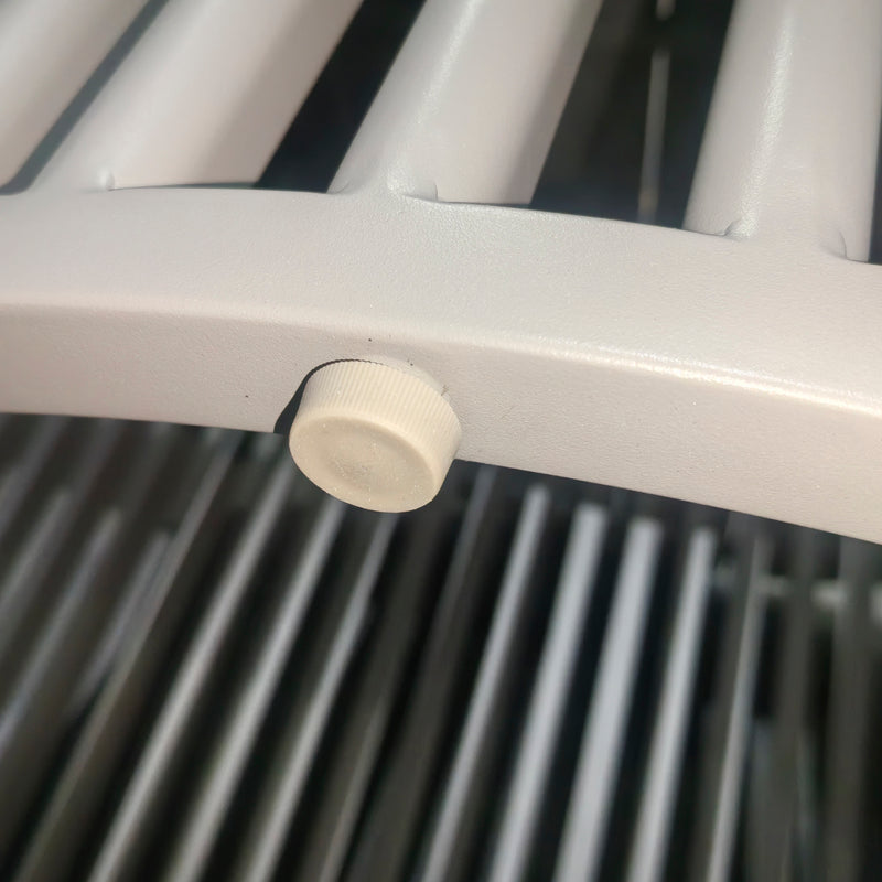 Cargue la imagen en el visor de la galería, Comedor redondo Shangrila 1.53M de aluminio + 6 silas Nacolitana color gris - GL3AQ59315-NAC