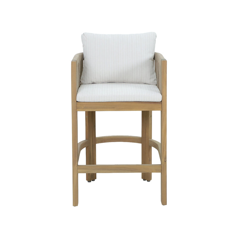 Cargue la imagen en el visor de la galería, Silla alta de comedor Niagara en madera color natural - HUC41004