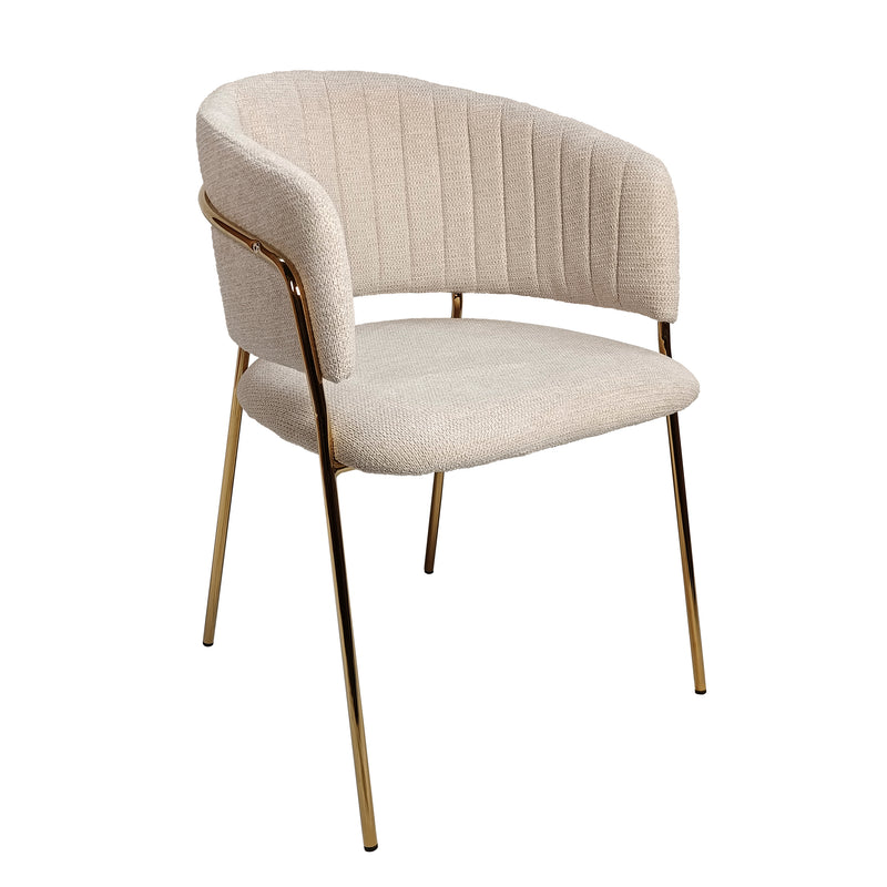 Cargue la imagen en el visor de la galería, Silla para interior Color Beige claro ENGLAND - CA686