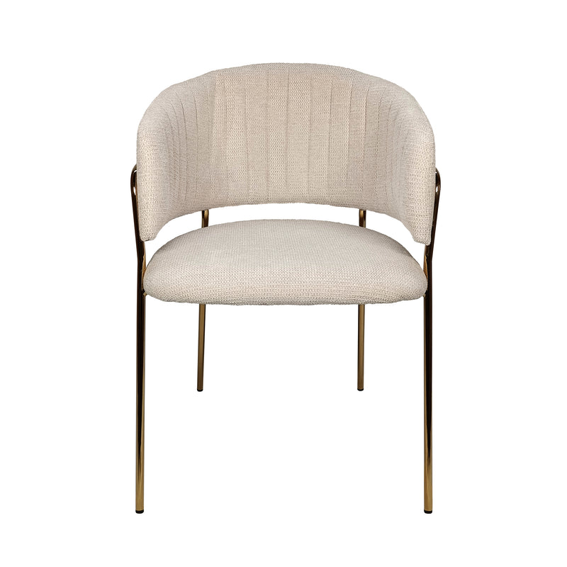 Cargue la imagen en el visor de la galería, Silla para interior Color Beige claro ENGLAND - CA686