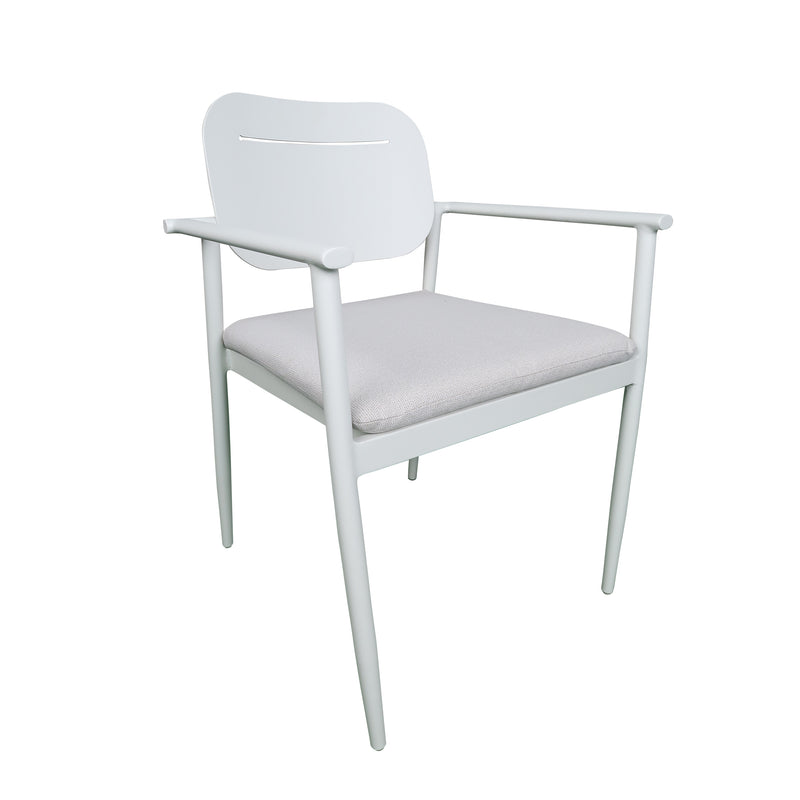 Cargue la imagen en el visor de la galería, Silla de aluminio CLAZE color blanco - GL3A555555