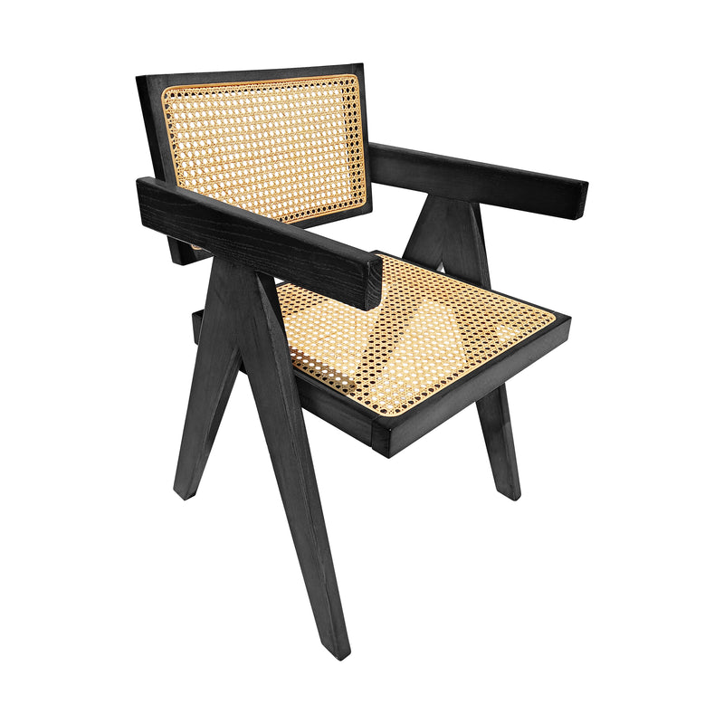 Cargue la imagen en el visor de la galería, Silla de Madera para Interior XN1933B Color Negro - XN1933B