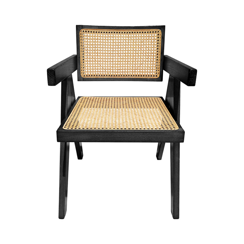 Cargue la imagen en el visor de la galería, Silla de Madera para Interior XN1933B Color Negro - XN1933B