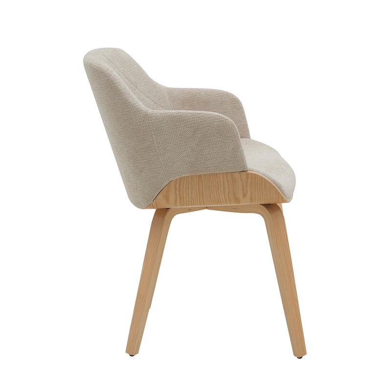 Cargue la imagen en el visor de la galería, Silla de Interior Aragon de Pie color Beige- JY6031M