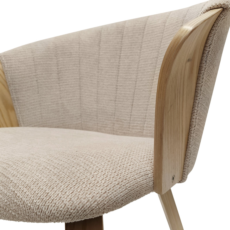 Cargue la imagen en el visor de la galería, Silla de Interior Aragon color Beige - JY6181XM2-BE