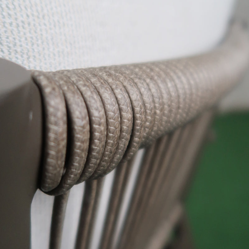 Cargue la imagen en el visor de la galería, Silla de aluminio Marta color café - GL3A610929