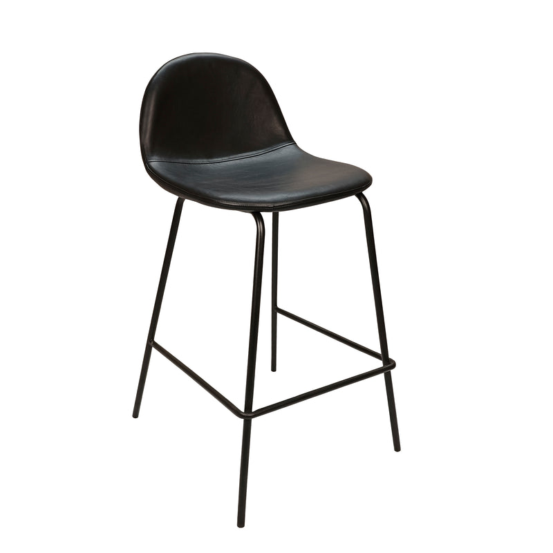 Cargue la imagen en el visor de la galería, Silla alta de bar Maud para interior color negra - CSB021