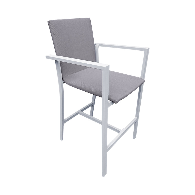 Cargue la imagen en el visor de la galería, Silla Alta para Exterior e Interior de Textileno Color Blanco SULTAN-75661