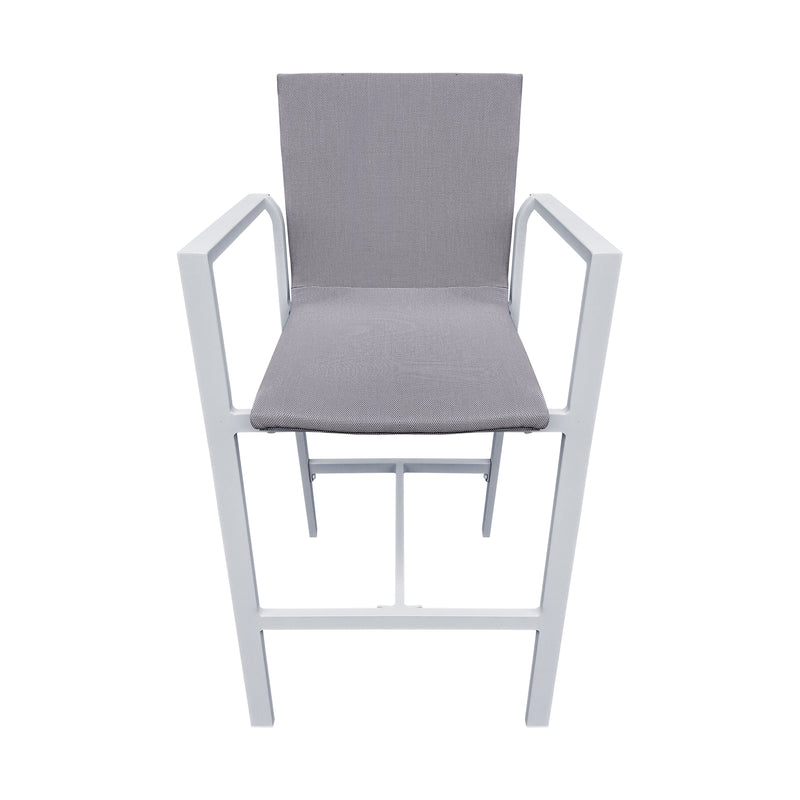 Cargue la imagen en el visor de la galería, Silla Alta para Exterior e Interior de Textileno Color Blanco SULTAN-75661