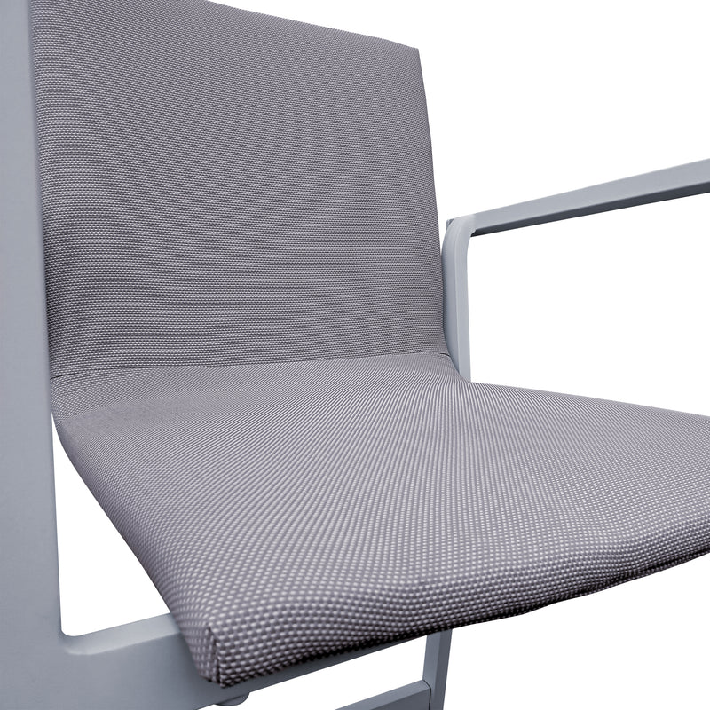 Cargue la imagen en el visor de la galería, Silla Alta para Exterior e Interior de Textileno Color Blanco SULTAN-75661