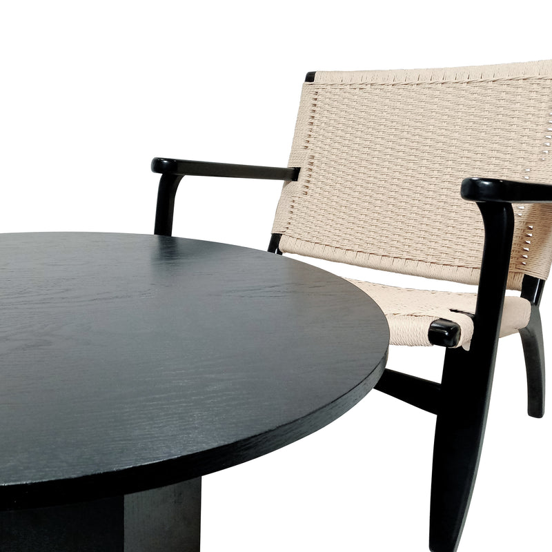 Cargue la imagen en el visor de la galería, Set Bistro color Negro XN2007 + mesa BD58B