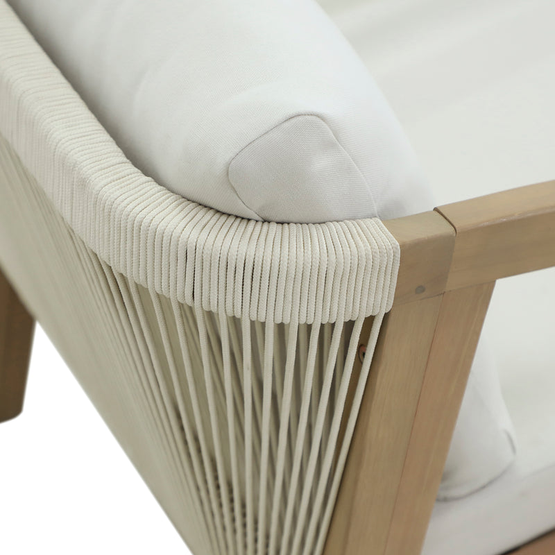 Cargue la imagen en el visor de la galería, Sillón Individual Nara de madera color Natural - HUC40277