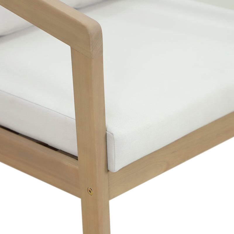 Cargue la imagen en el visor de la galería, Sofá triple Nara de madera color natural - HUC40580