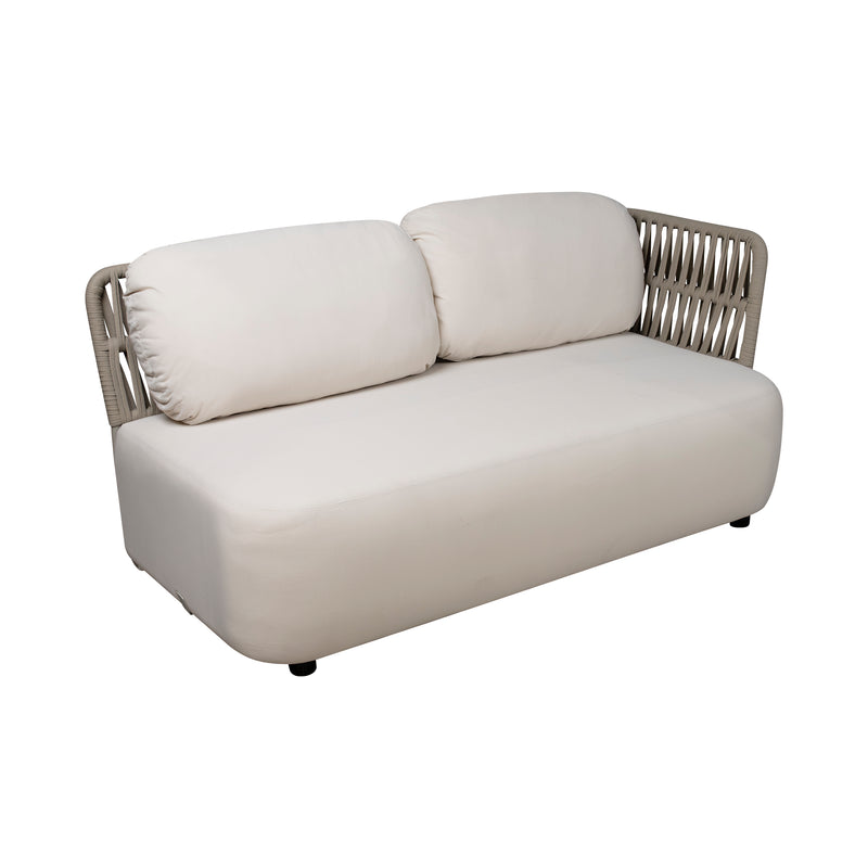 Cargue la imagen en el visor de la galería, Set modular con puff SOFT Luxury ,7 Piezas color beige - SOFTLUX-BEIGE