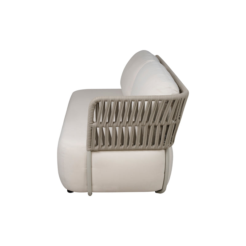 Cargue la imagen en el visor de la galería, Set modular con puff SOFT Luxury ,7 Piezas color beige - SOFTLUX-BEIGE