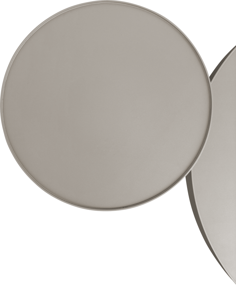 Cargue la imagen en el visor de la galería, Set modular SOFT Luxury con puff, 7 Piezas color gris - SOFT-KAF