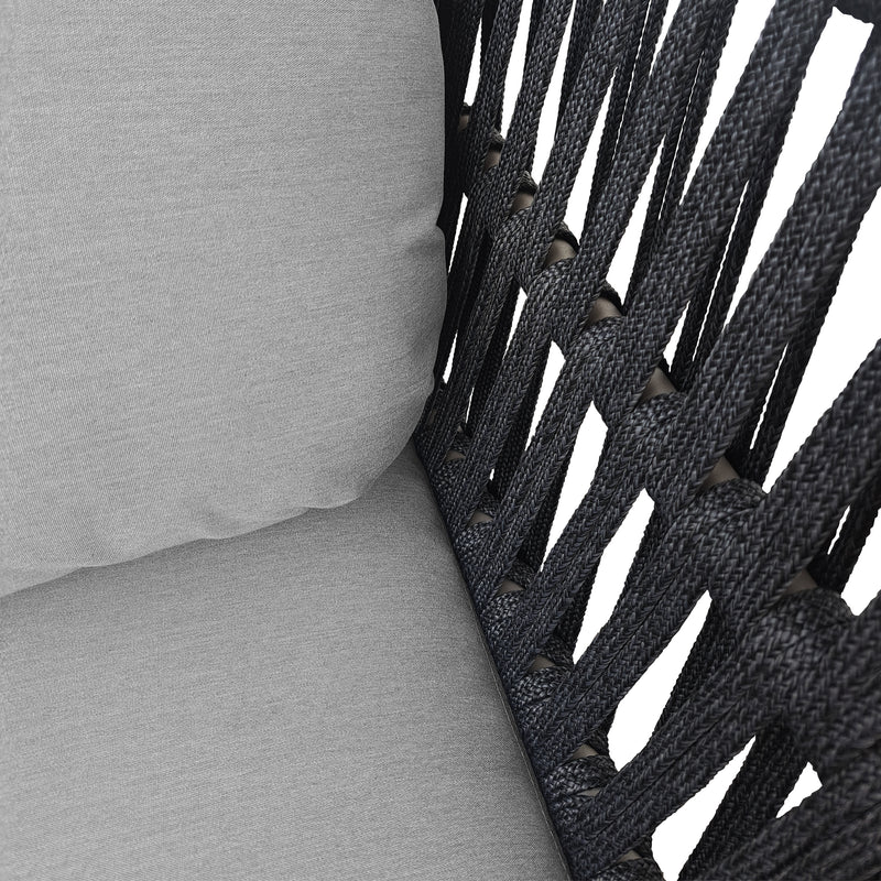 Cargue la imagen en el visor de la galería, Set Luxury Soft gris + mesa Drimer carbón - SOFTLUX-DRIM