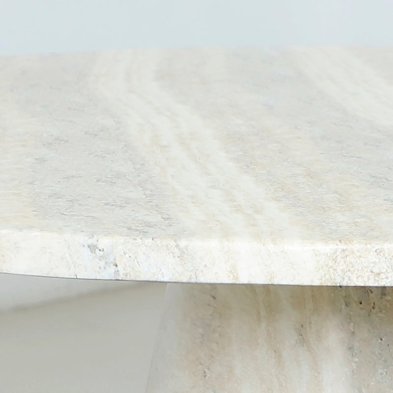 Cargue la imagen en el visor de la galería, Mesa de comedor para interior y exterior SONOMA 1.5M redonda, estilo marmol - HUC28454