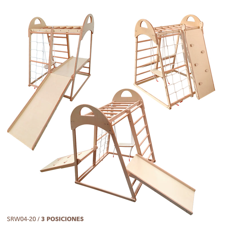 Cargue la imagen en el visor de la galería, Trepadora infantil de madera SRW04-2-SRW042-20