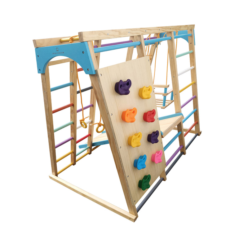 Cargue la imagen en el visor de la galería, Trepadora Infantil de Madera Natural-Multi - SRWMULTI