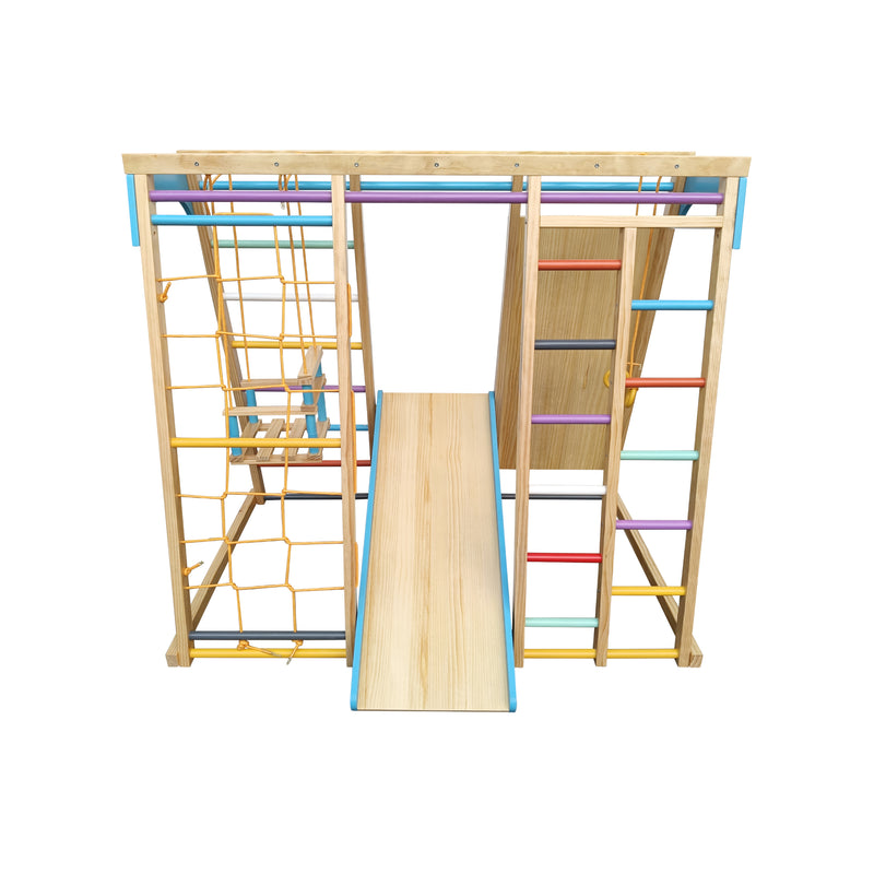 Cargue la imagen en el visor de la galería, Trepadora Infantil de Madera Natural-Multi - SRWMULTI