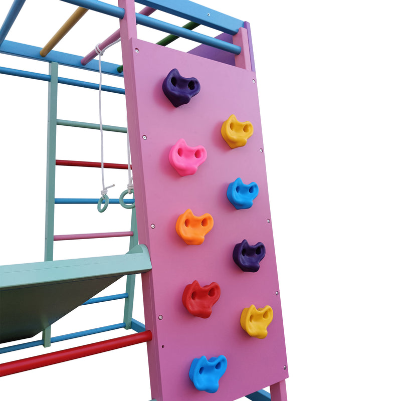 Cargue la imagen en el visor de la galería, Trepadora Infantil de Madera Pastel de colores - SRWPAS