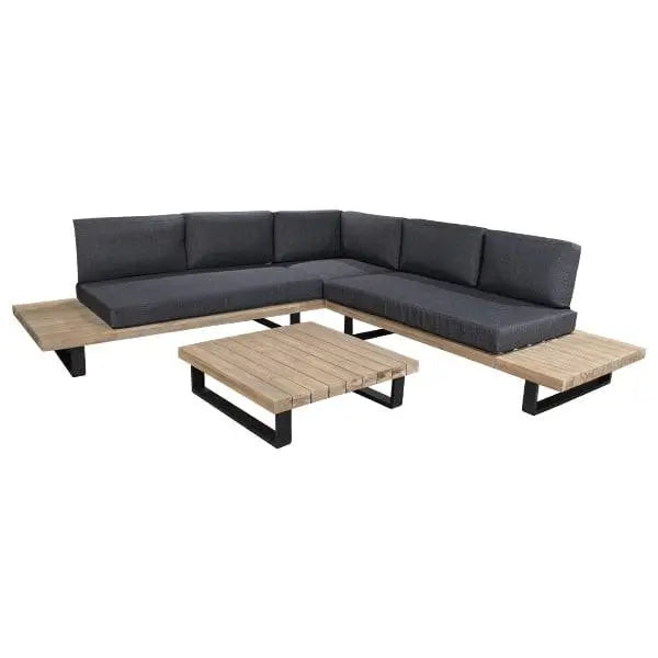 Cargue la imagen en el visor de la galería, Sala en "L" para Exterior e Interior de Madera LOTUS-HUC39499