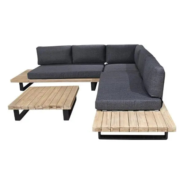 Cargue la imagen en el visor de la galería, Sala en "L" para Exterior e Interior de Madera LOTUS-HUC39499