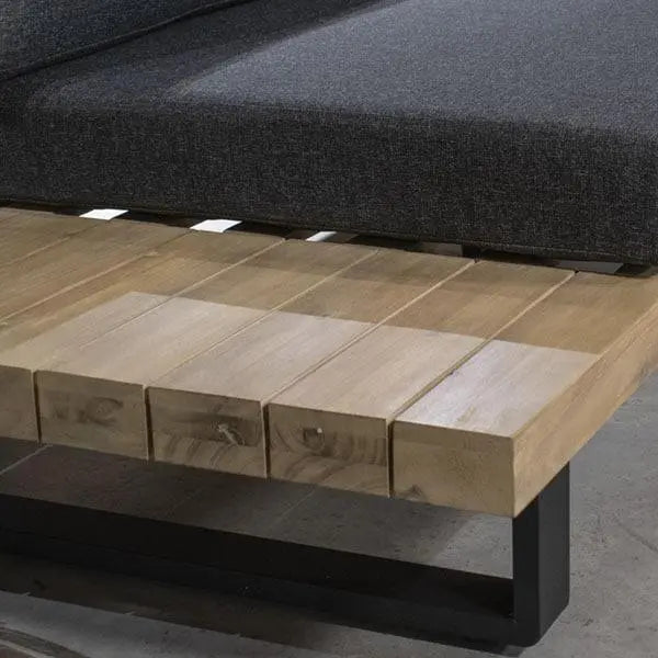 Cargue la imagen en el visor de la galería, Sala en "L" para Exterior e Interior de Madera LOTUS-HUC39499