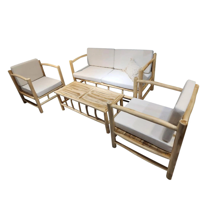 Cargue la imagen en el visor de la galería, Sala para Exterior e Interior Color Natural KRISTIAN DOBLE- 122764