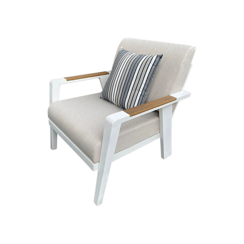 Cargue la imagen en el visor de la galería, Sala para Exterior e Interior de Aluminio Color Blanco ANABELLE TRIPLE-01246-Wh