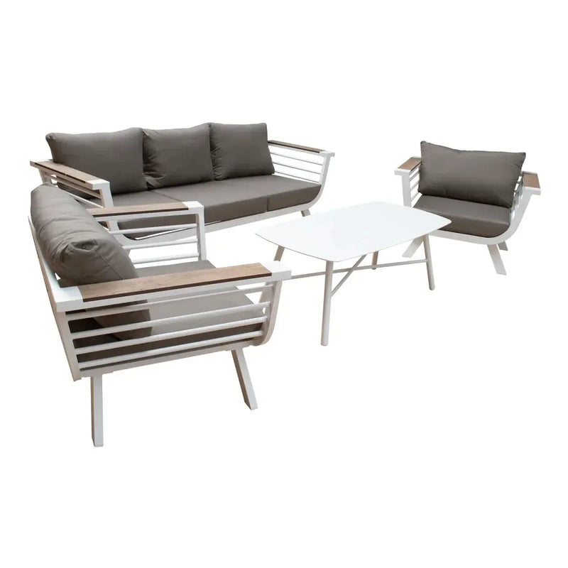 Cargue la imagen en el visor de la galería, Sala para Exterior e Interior de Aluminio Color Blanco FRIO TRIPLE-CSO30145AA4