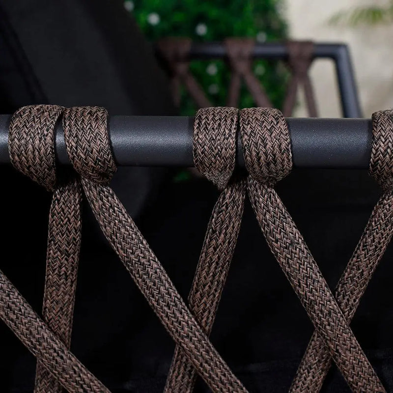 Cargue la imagen en el visor de la galería, Sala para Exterior e Interior de Aluminio Color Cafe BELINAS-55990