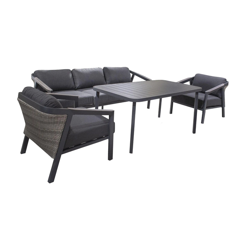 Cargue la imagen en el visor de la galería, Sala para Exterior e Interior de Aluminio Color Carbon-5933 LYNE-SETL