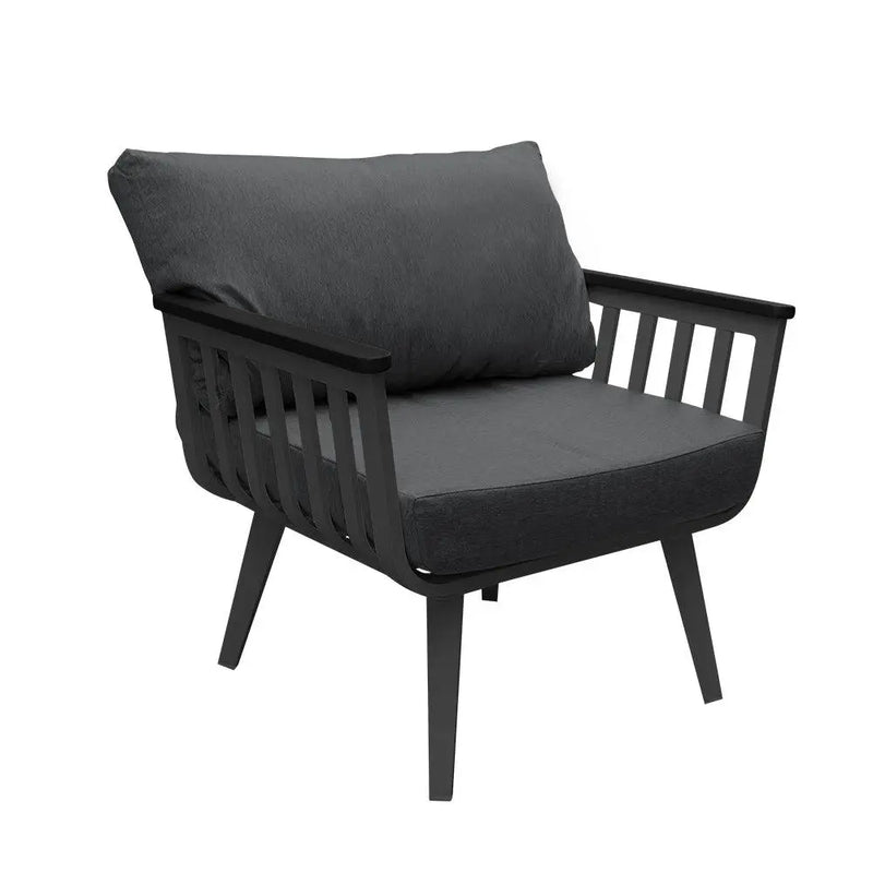 Cargue la imagen en el visor de la galería, Sala para Exterior e Interior de Aluminio Color Carbon OCEAN TRIPLE-CS3O0143A3