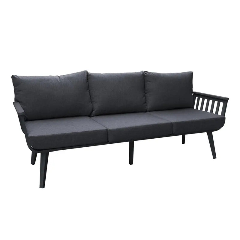 Cargue la imagen en el visor de la galería, Sala para Exterior e Interior de Aluminio Color Carbon OCEAN TRIPLE-CS3O0143A3