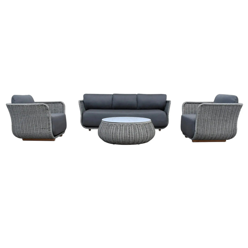 Load image into Gallery viewer, Carbon Color Aluminum Outdoor and Indoor Room-SUNDOWN TRIPLE-SUN04TRI