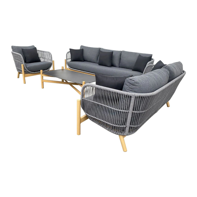 Load image into Gallery viewer, Sala para Exterior e Interior de Aluminio Color Gris LIGHTON LUXURY -LUXU04 CasaEaster