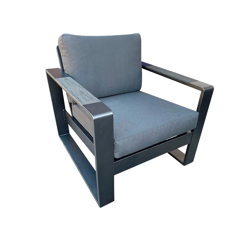Load image into Gallery viewer, Sala para Exterior e Interior de Aluminio Color Gris PINTO TRIPLE-SDS23991 CasaEaster