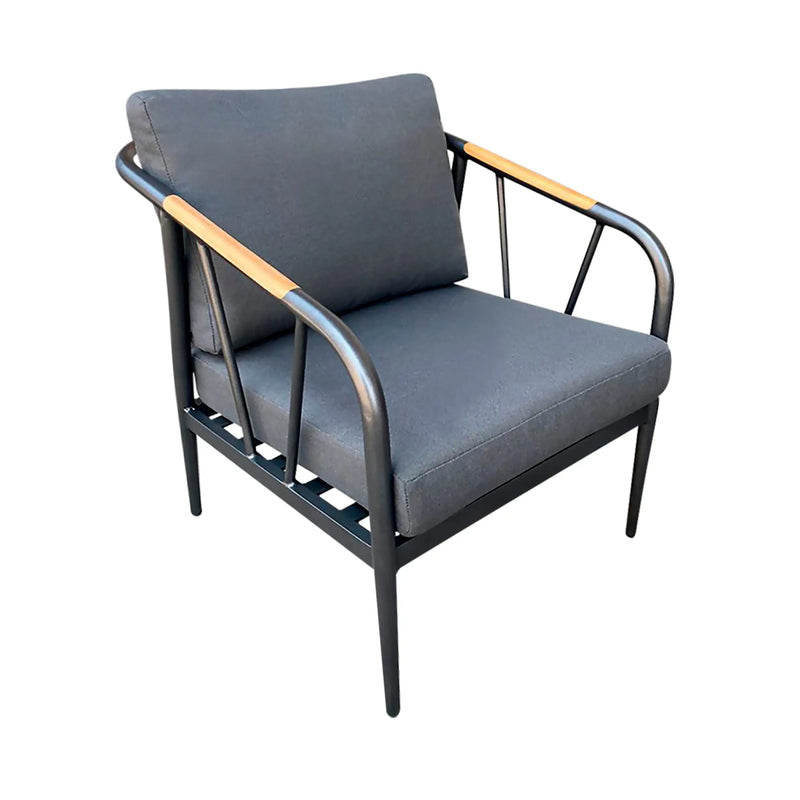 Cargue la imagen en el visor de la galería, Sala para Exterior e Interior de Aluminio Color Gris RAFFELS-SDSD23202 CasaEaster