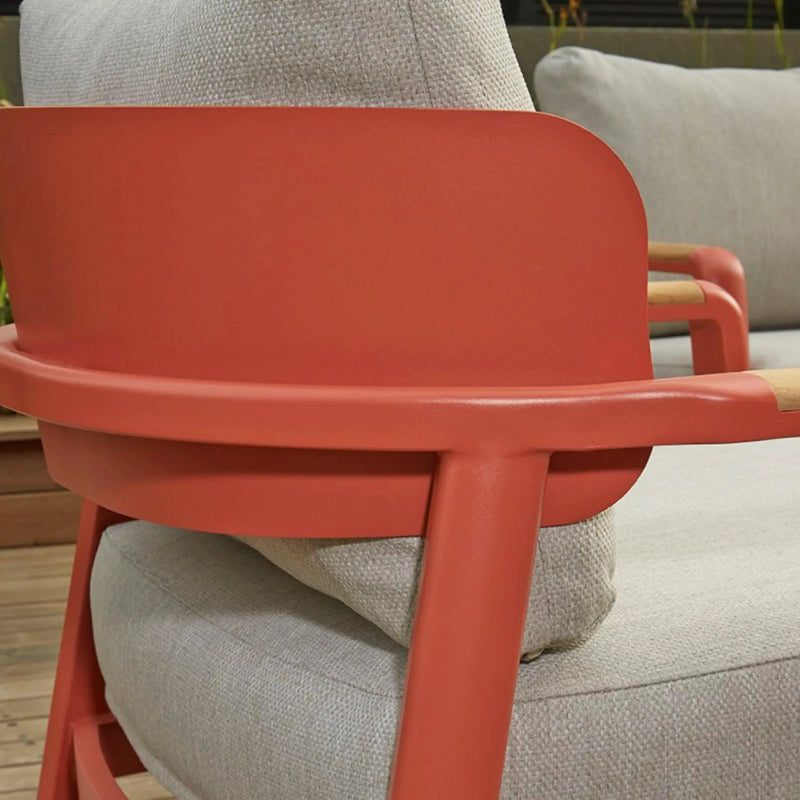 Cargue la imagen en el visor de la galería, Sala para Exterior e Interior de Aluminio Color Naranja MILI DOBLE-230175180-N CasaEaster