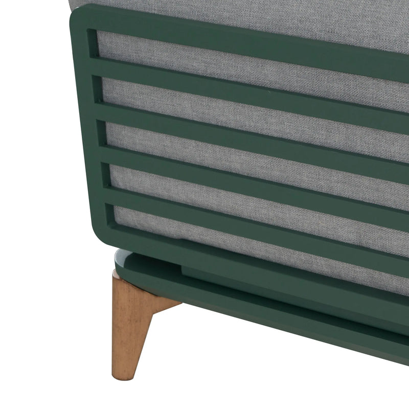 Cargue la imagen en el visor de la galería, Sala para Exterior e Interior de Aluminio Color Verde MOSS DOBLE-1193DO-VE CasaEaster