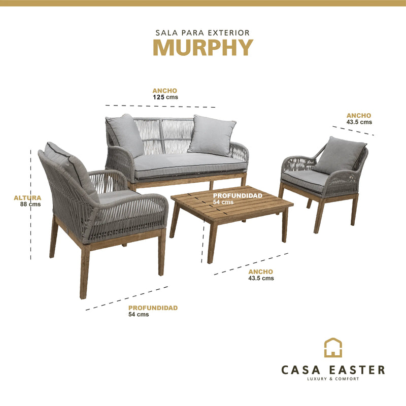 Cargue la imagen en el visor de la galería, Sala para Exterior e Interior de Madera MURPHY DOBLE-MTY