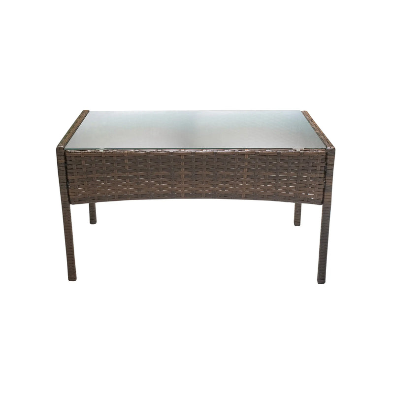 Cargue la imagen en el visor de la galería, Sala para Exterior e Interior de Rattan Color Cafe ERICK-SFS003 CasaEaster